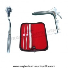 Hegar uterine dilator 3 pieces set,3-4, 5-6, 17-18, pinwheel, grave large